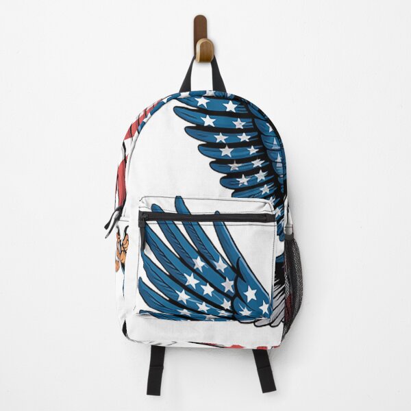 Item preview, Patriotic Eagle Soaring With Stars And Stripes designed and sold by TheRetroStyle.