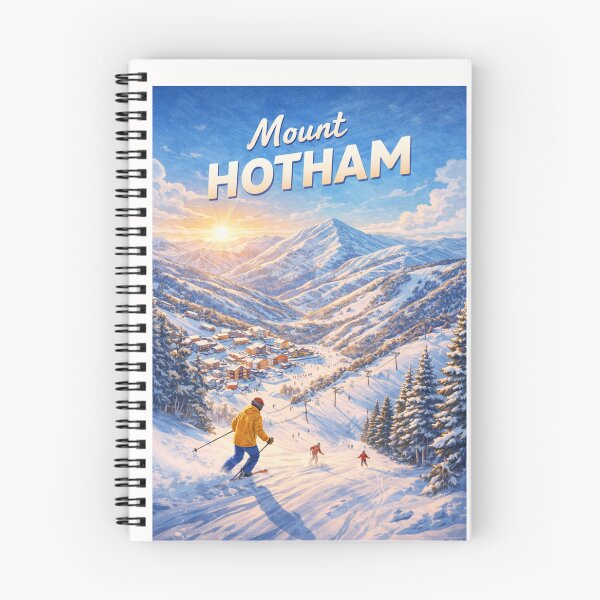 Item preview, Mount Hotham Ski Resort with Alpine Village and Snowfields designed and sold by Places On Earth.