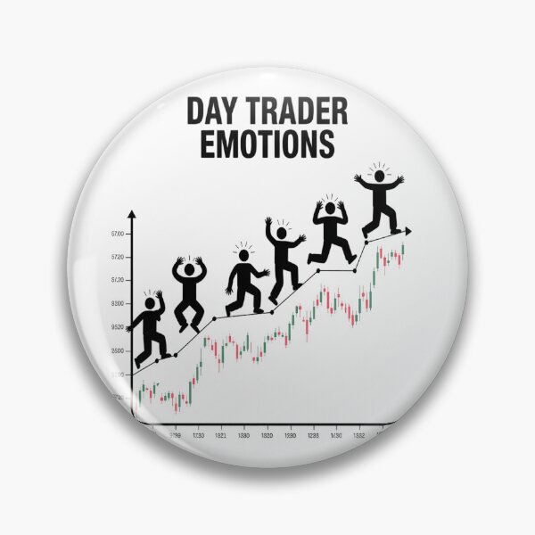 Item preview, Day Trader Emotions day trader stock market designed and sold by NicolaMail.