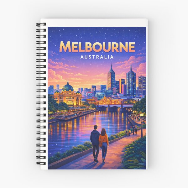 Item preview, Evening Stroll along the Yarra River Promenade in Melbourne designed and sold by Places On Earth.