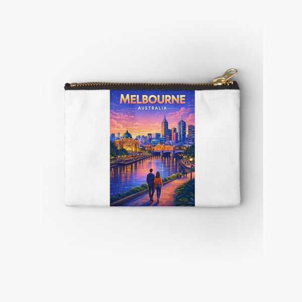 Item preview, Evening Stroll along the Yarra River Promenade in Melbourne designed and sold by Places On Earth.