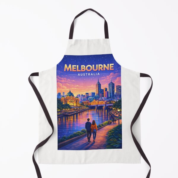 Item preview, Evening Stroll along the Yarra River Promenade in Melbourne designed and sold by Places On Earth.