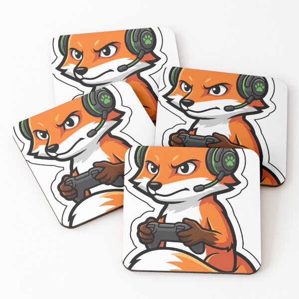 Item preview, Focused Fox Playing Video Games Intense designed and sold by Bambear.