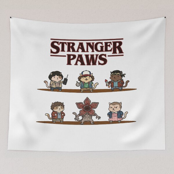 Item preview, Stranger Paws - Cute 80s Sci-Fi Horror Cat Parody designed and sold by AdyKurniawan.