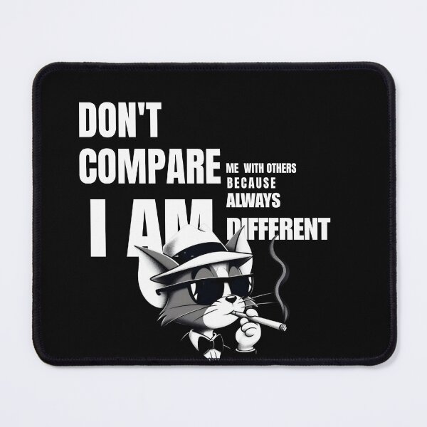 Item preview, Don’t Compare Me With Others – I Am Always Different | Motivational Streetwear Quote Design designed and sold by tamilvibe.