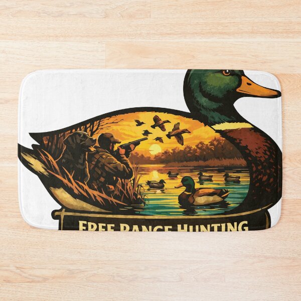 Item preview, Free Range Hunting Duck designed and sold by hunting4designs.