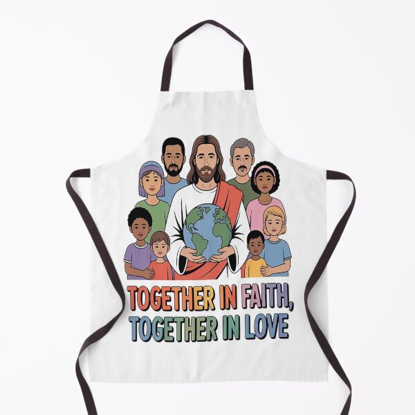 Item preview, Together In Faith Together In Love United Hearts United World Jesus designed and sold by TheRetroStyle.
