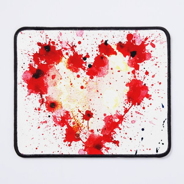 Item preview, Heart in a naive, art-brute style designed and sold by Ignorante.