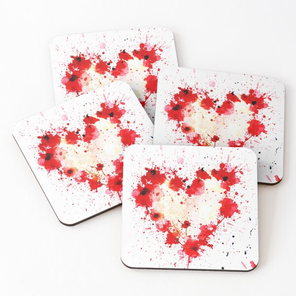 Item preview, Heart in a naive, art-brute style designed and sold by Ignorante.
