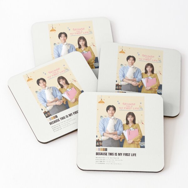 Item preview, Because This Is My First Life - Kdrama Poster  designed and sold by Weird Unicorn.