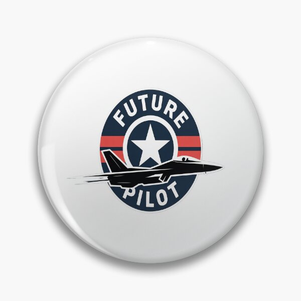 Item preview, Future Pilot with Air Force F15 Jet and Roundel designed and sold by NicolaMail.