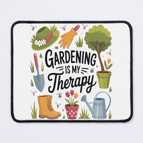 Item preview, Garden Plant Owner Gardening Is My Therapy designed and sold by NicolaMail.