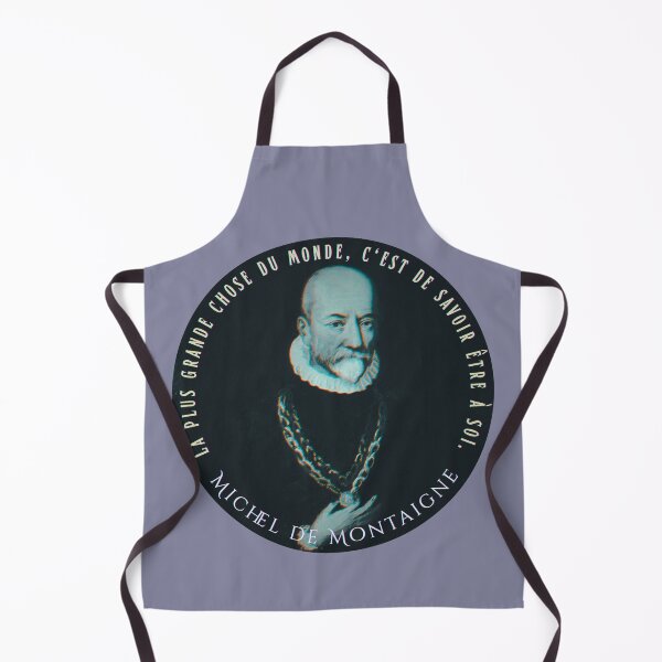 Item preview, Michel de Montaigne quote: La plus grande chose du monde, c'est de savoir être à soi. designed and sold by artbleed.