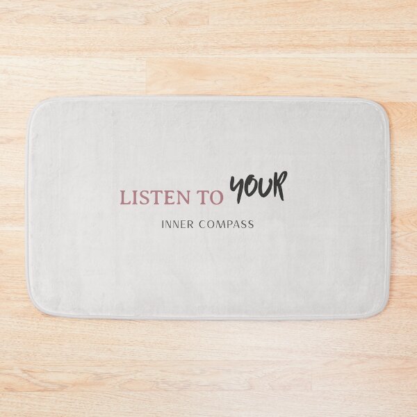 Item preview, Listen to Your Inner Compass – Self Trust & Mindfulness Quote designed and sold by Kidult Minds.