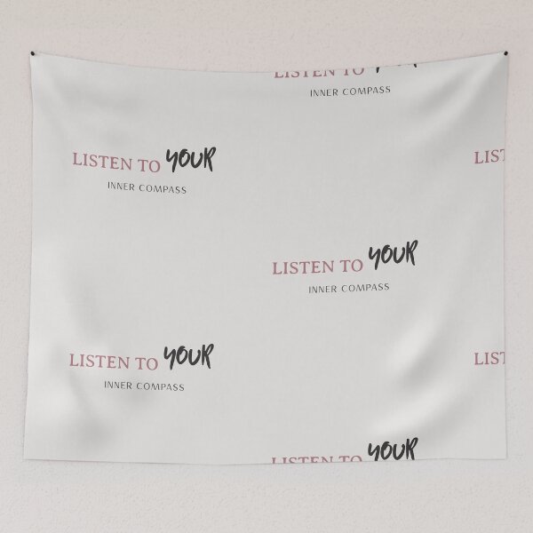 Item preview, Listen to Your Inner Compass – Self Trust & Mindfulness Quote designed and sold by Kidult Minds.