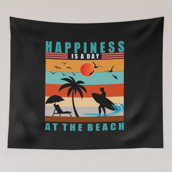 Item preview, Happiness at the Beach designed and sold by ziiyou.