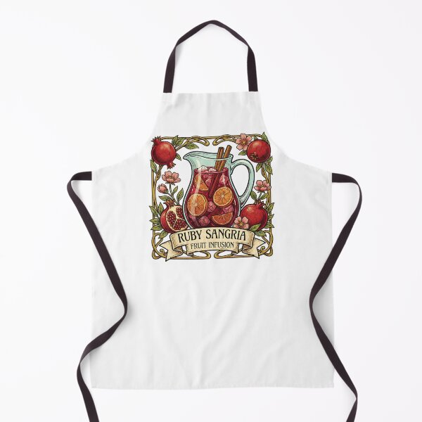 Item preview, Art Nouveau Ruby Sangria Pitcher Vintage Pomegranate Wine Aesthetic designed and sold by OneLineBar.