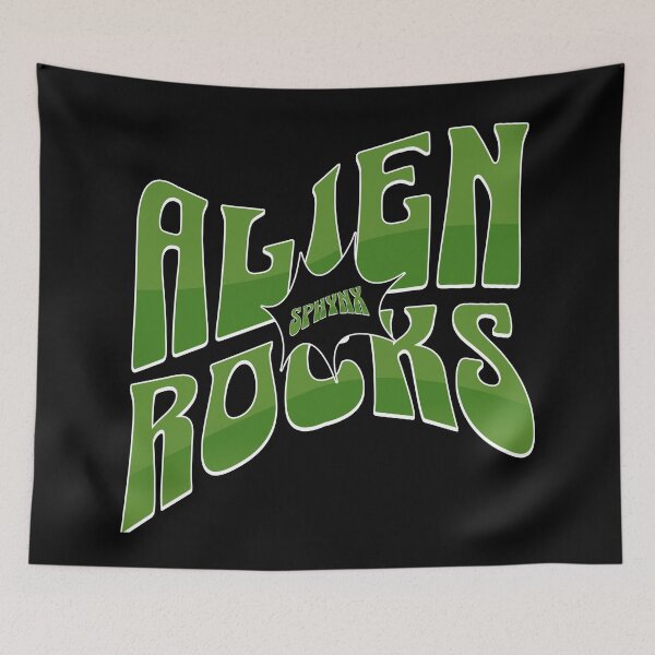 Item preview, Alien Sphynx Cat Rocks designed and sold by Sphynx Cat Art.