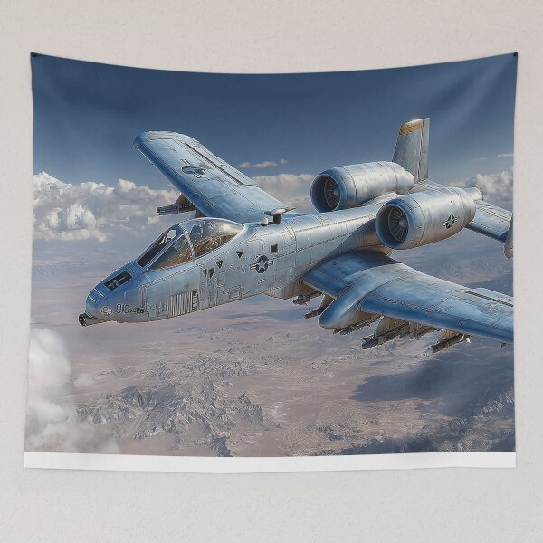 Item preview, USAF A-10 Warthog Close Support Canvas designed and sold by Skyframe Aviation.