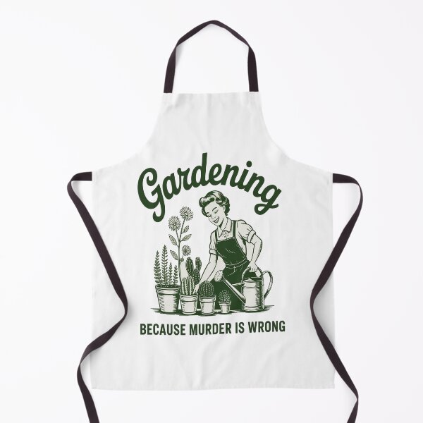 Item preview, Gardening Because Murder Is Wrong Plant Lover Joke designed and sold by NicolaMail.