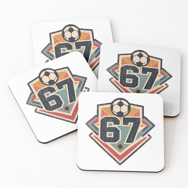 Item preview, Vintage 67 Soccer Badge designed and sold by PixelKickr.