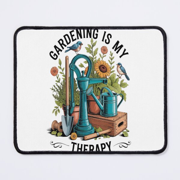 Item preview, Gardening Is My Therapy designed and sold by NicolaMail.