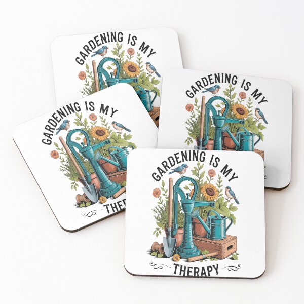 Item preview, Gardening Is My Therapy designed and sold by NicolaMail.