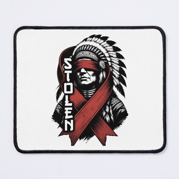 Item preview, Stolen MMIW– Blindfolded Warrior designed and sold by Taans-Creation.