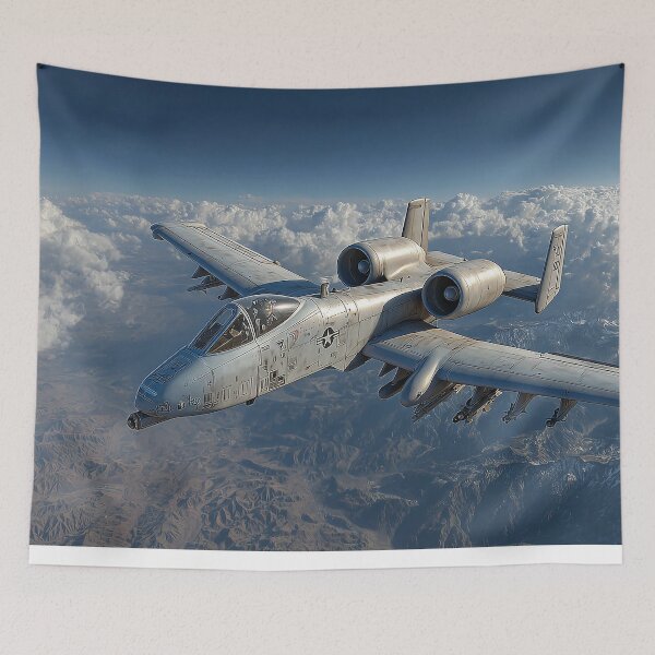 Item preview, Warthog Jet Desert Storm Tribute Print designed and sold by Skyframe Aviation.