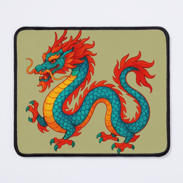 Item preview, Chinese Zodiac Dragon Illustration – Powerful Mythical Dragon Art designed and sold by jeibeee.