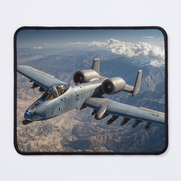 Item preview, A-10 Warthog Over Scenic Mountains designed and sold by Skyframe Aviation.
