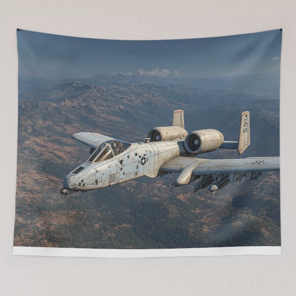 Item preview, A-10 Warthog Jet High-Detail Technical Art designed and sold by Skyframe Aviation.