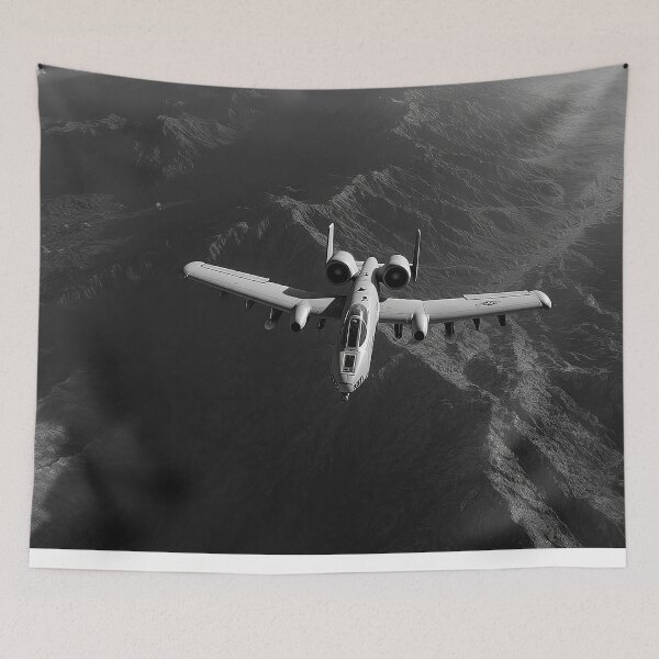 Item preview, A-10 Thunderbolt Flying Over Mountains designed and sold by Skyframe Aviation.
