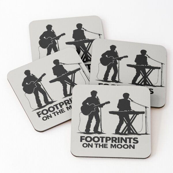 Item preview, Footprints on the moon  designed and sold by WeirdMDK.