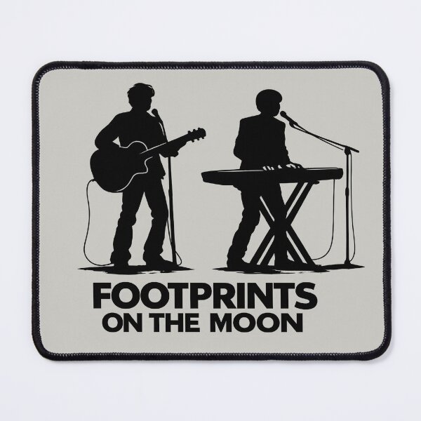 Item preview, Footprints on the moon  designed and sold by WeirdMDK.