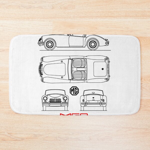Item preview, The Mga Sports Car Blueprint designed and sold by ParkerStore.