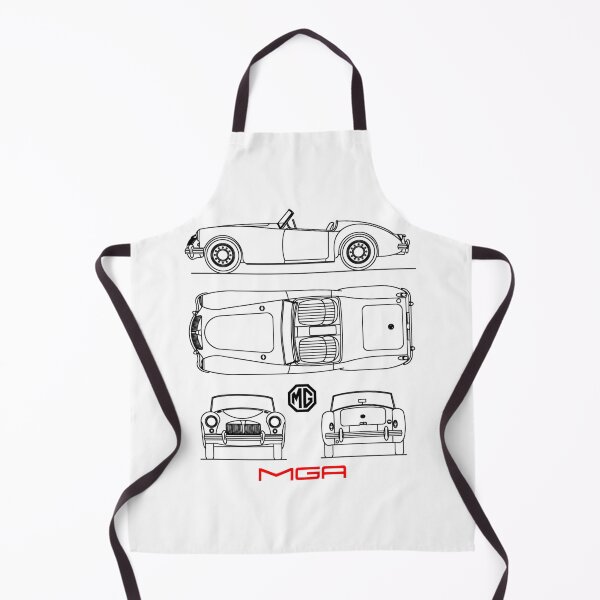Item preview, The Mga Sports Car Blueprint designed and sold by ParkerStore.