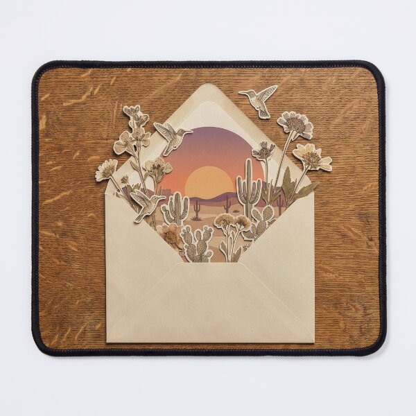 Item preview, Desk, Envelope, Desert Sunset, Birds designed and sold by Tridentulus.