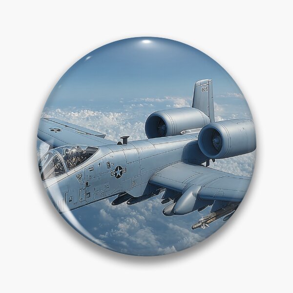 Item preview, A-10 Thunderbolt II Flying Over Clouds designed and sold by Skyframe Aviation.