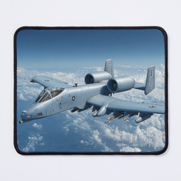 Item preview, A-10 Thunderbolt II Flying Over Clouds designed and sold by Skyframe Aviation.