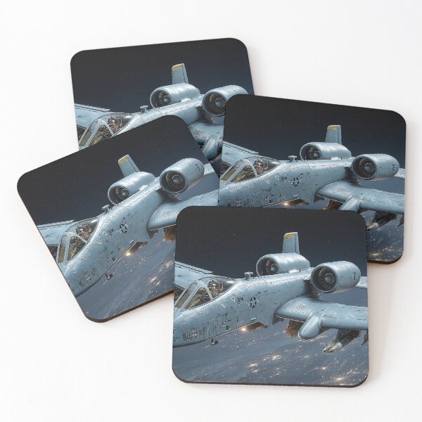 Item preview, A-10 Thunderbolt Soaring Over City Lights designed and sold by Skyframe Aviation.