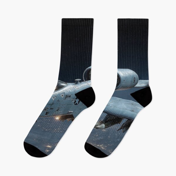 Item preview, A-10 Thunderbolt Soaring Over City Lights designed and sold by Skyframe Aviation.