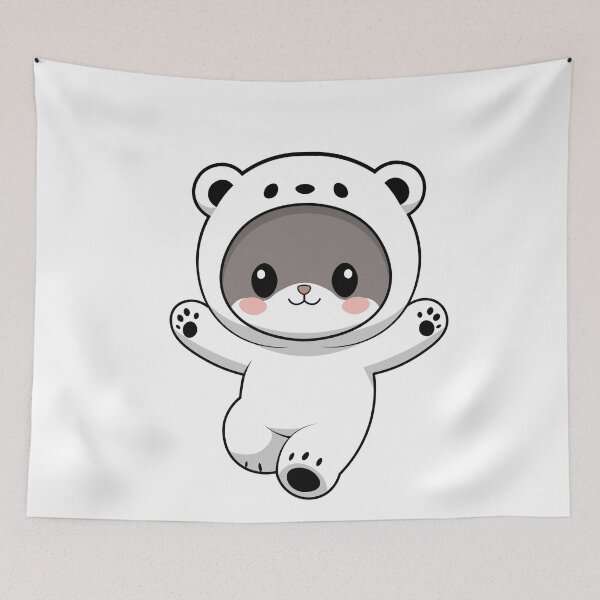 Item preview, Adorable Cat in Panda Costume - Kawaii Feline Adventure designed and sold by RyanBelandres.