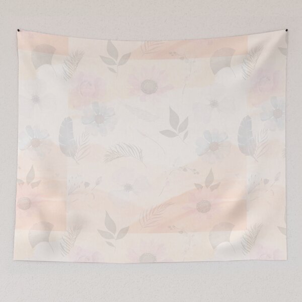 Item preview,  A light, seamless, pastel floral pattern that can be used for various purposes like wallpaper or fabric designed and sold by Giree07.