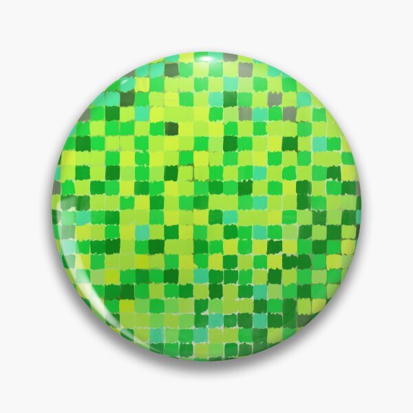 Item preview, Deep Green Mosaic Harmony – Abstract Pixel Art (Perfect Pair Set) designed and sold by Fun In The Sun .