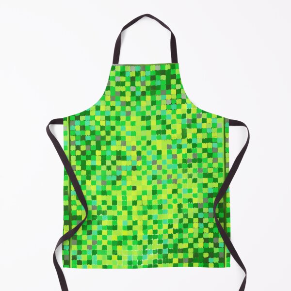 Item preview, Deep Green Mosaic Harmony – Abstract Pixel Art (Perfect Pair Set) designed and sold by Fun In The Sun .