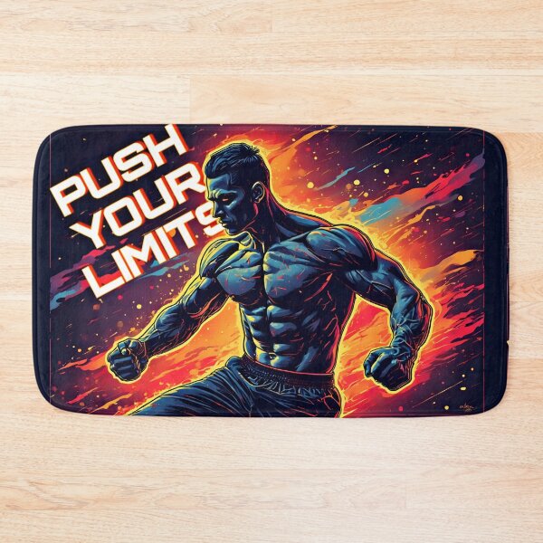 Item preview, Push Your Limits Fitness Motivation Art designed and sold by Neer arts.