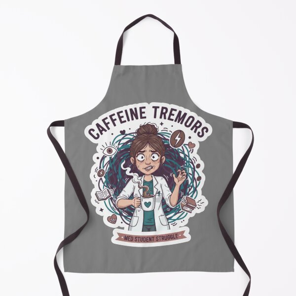 Item preview, Caffeine Tremors Med Student Struggle Funny Healthcare designed and sold by medoutfits.