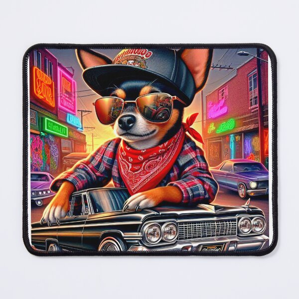 Item preview, Vato Loco Chihuahua  designed and sold by NativeGraffix.