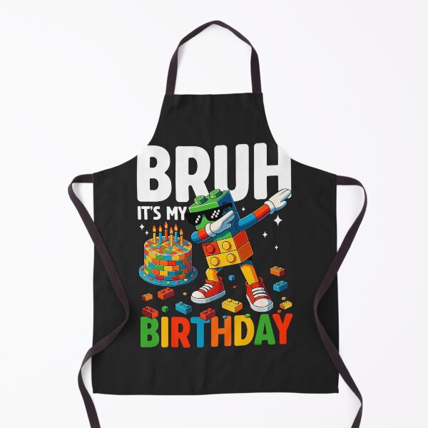 Item preview, Master Builder Dabbing Blocks Bricks Bruh Its My Birthday bruh designed and sold by ArleneRowe.
